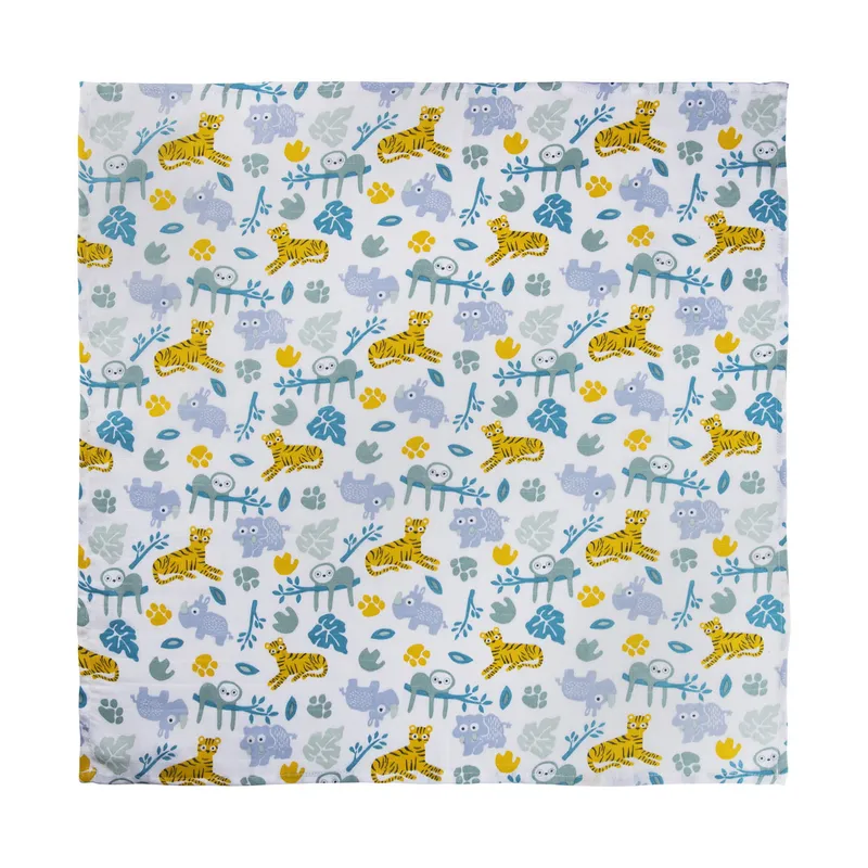 Briljant Baby Jungle Dusk Hydrofiele Luier Groen 3 Stuks