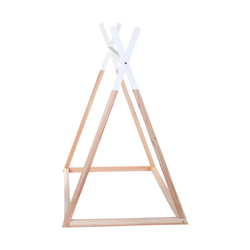 Childhome Tipi Bettrahmen Natur/Weiß 70 x 140 cm