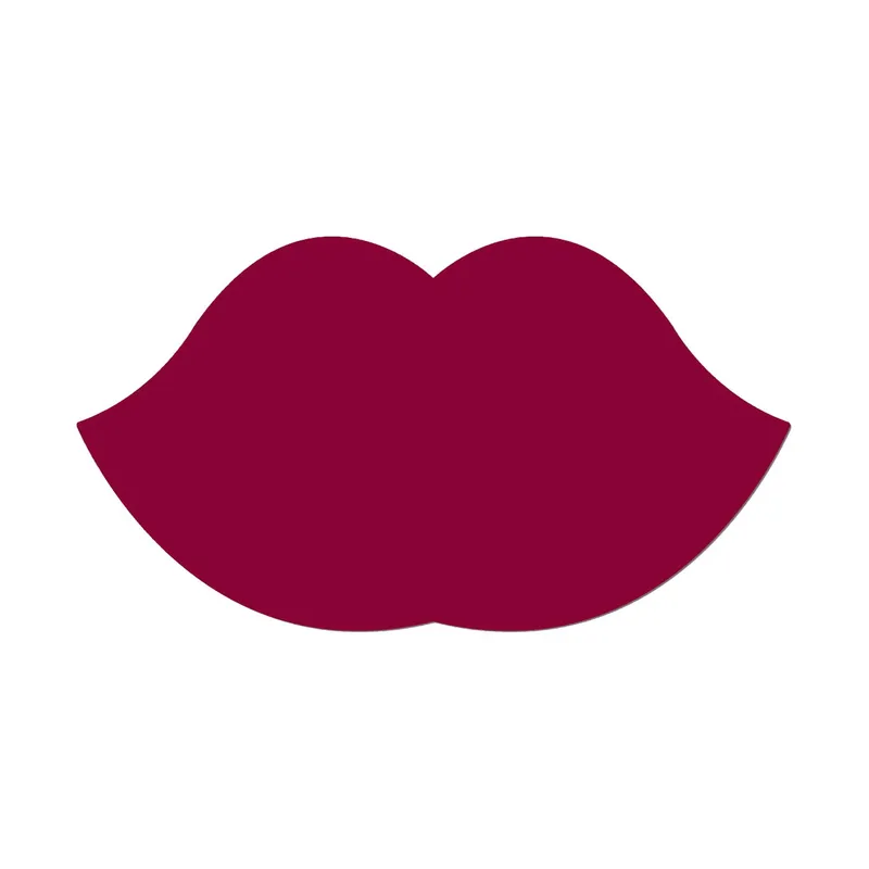 Magnetic Sticker – 33x60 cm – Burgundy Lippen