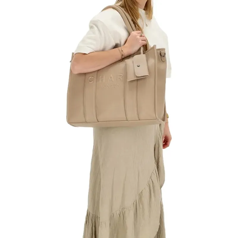 Charm London Laptoptasche / Wickeltasche – Bond – Sand
