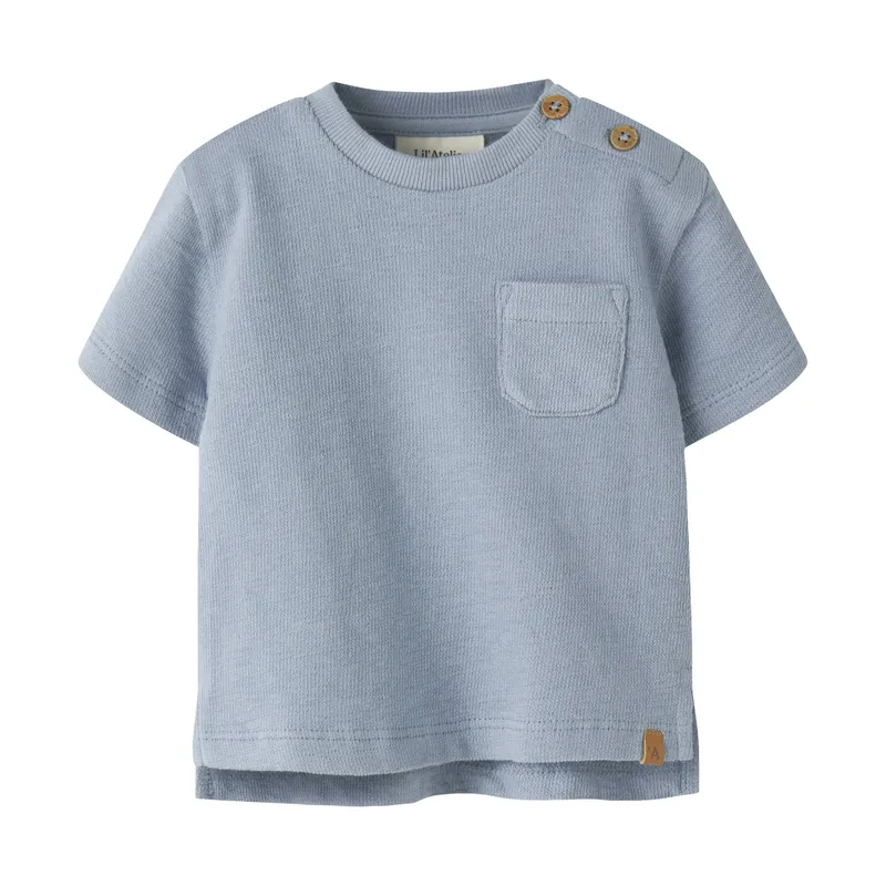 Lil' Atelier Sweatshirt - Dusty Blue - Größe 74