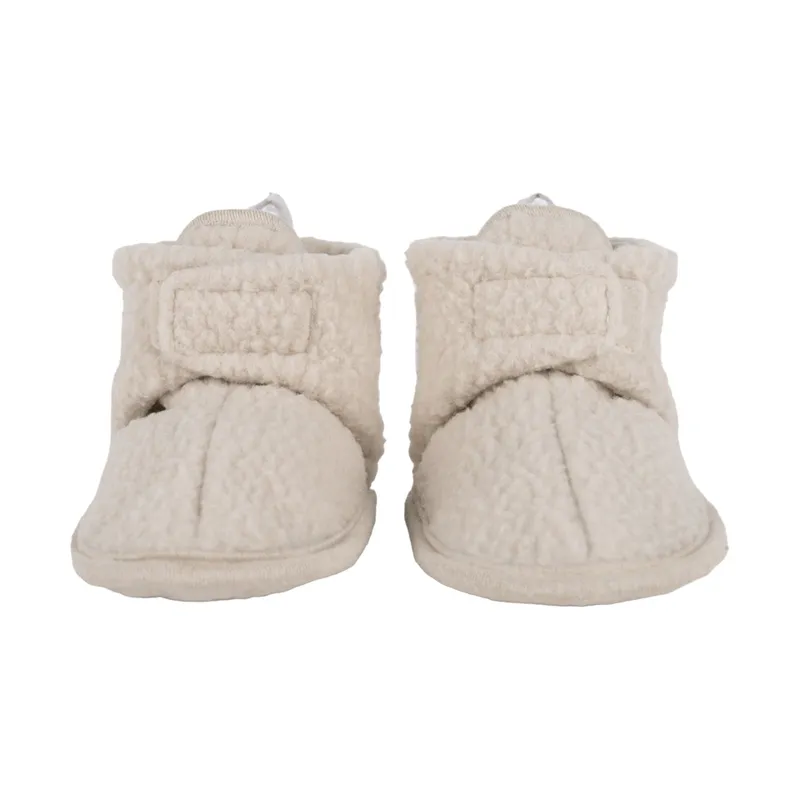 Lodger Hausschuhe - Teddy Fleece - Birch - 3-6 Monate