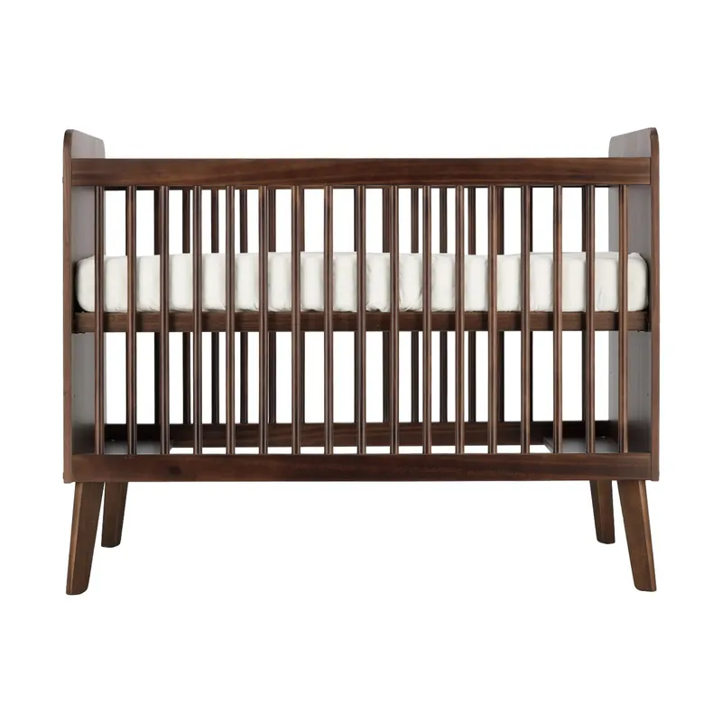 Europe Baby Olivia II Babybett - 60 x 120 cm - Walnuss - Retro