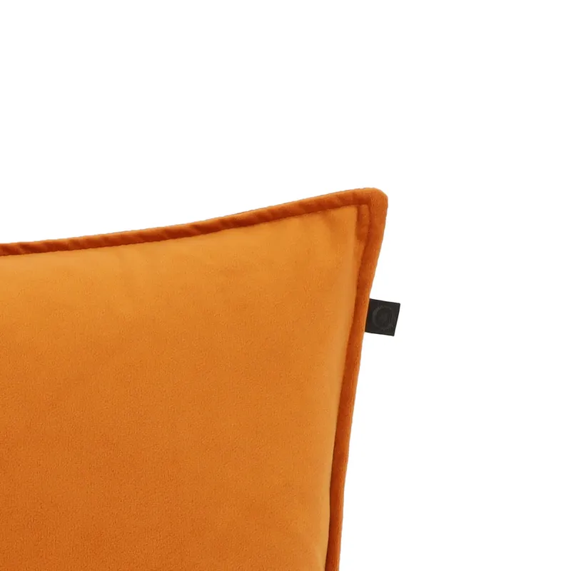Overseas Middlestitch Kissen - 40 x 60 cm – Samt – Orange