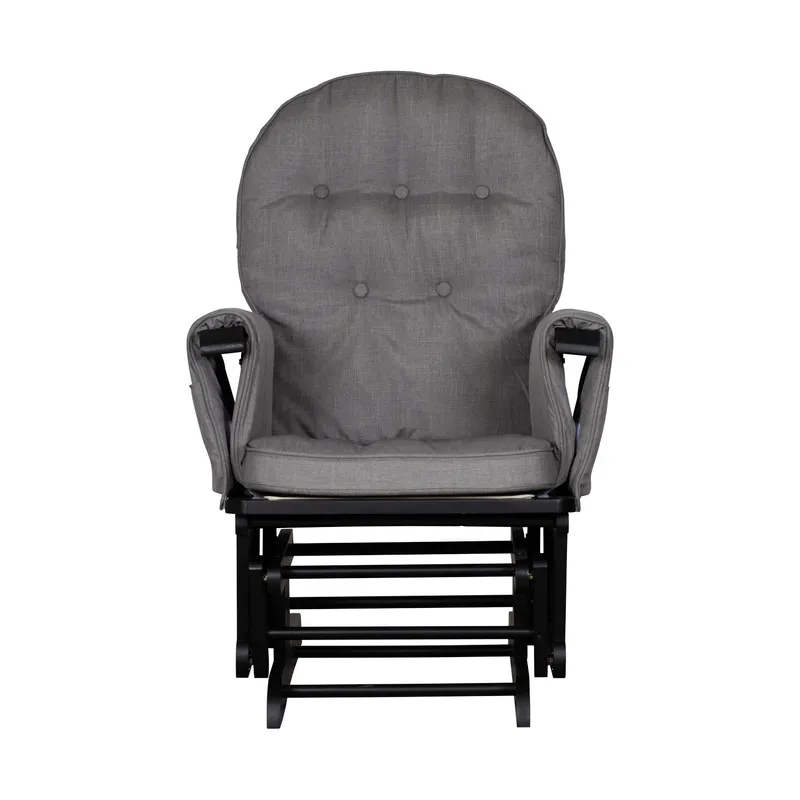 Qute Berlin Schaukelstuhl Schwarz / Jeans Taupe