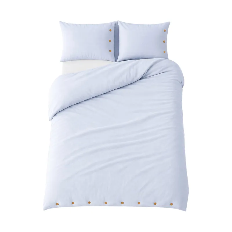 Town & Country Savannah Bettbezug – 200 x 220 cm – Blau