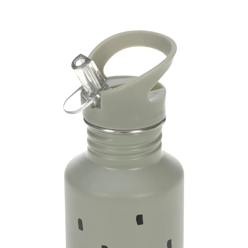 Lässig Happy Prints Trinkflasche Edelstahl Light Olive