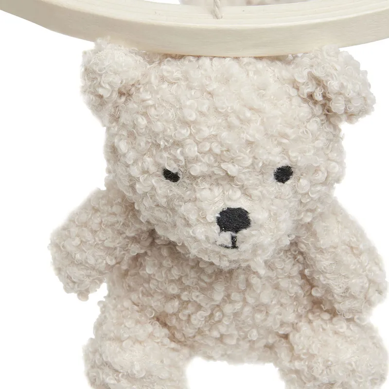Jollein Teddy Bear Baby Mobile - Wild Rose / Natural