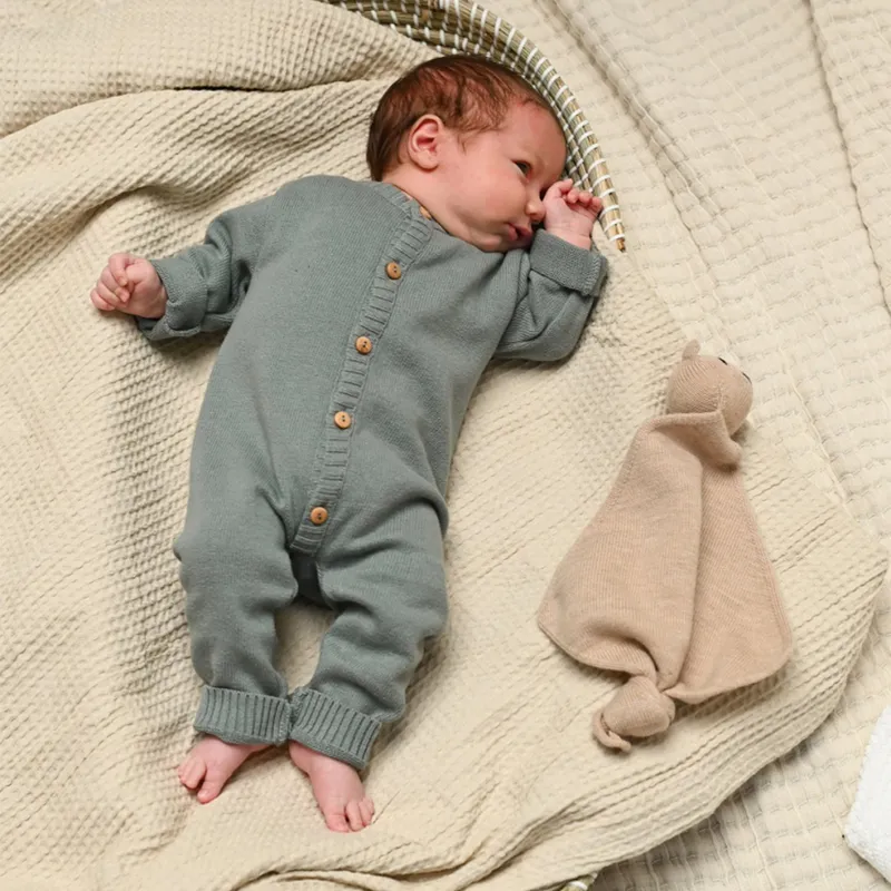 Klein Baby Strampelanzug - Gr. 50 - Stone Green