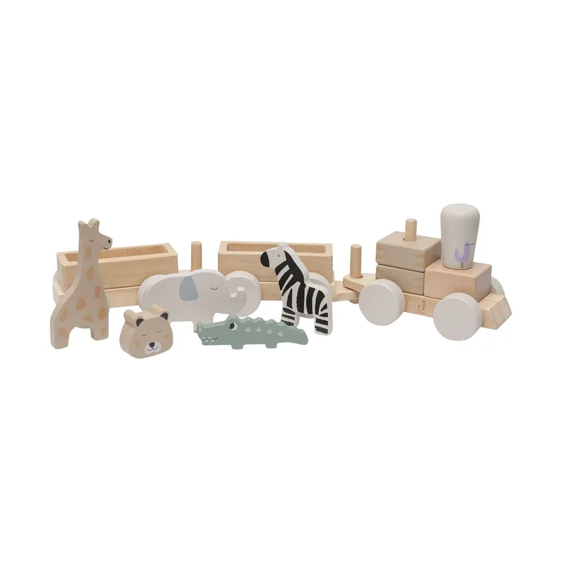 Jollein Jungle Jambo Holzspielzeugzug