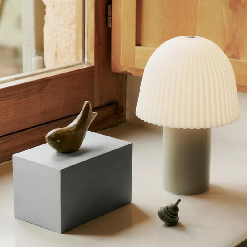 Ferm Living Harbour Box - Coral - Mist Blue/Aged Gold