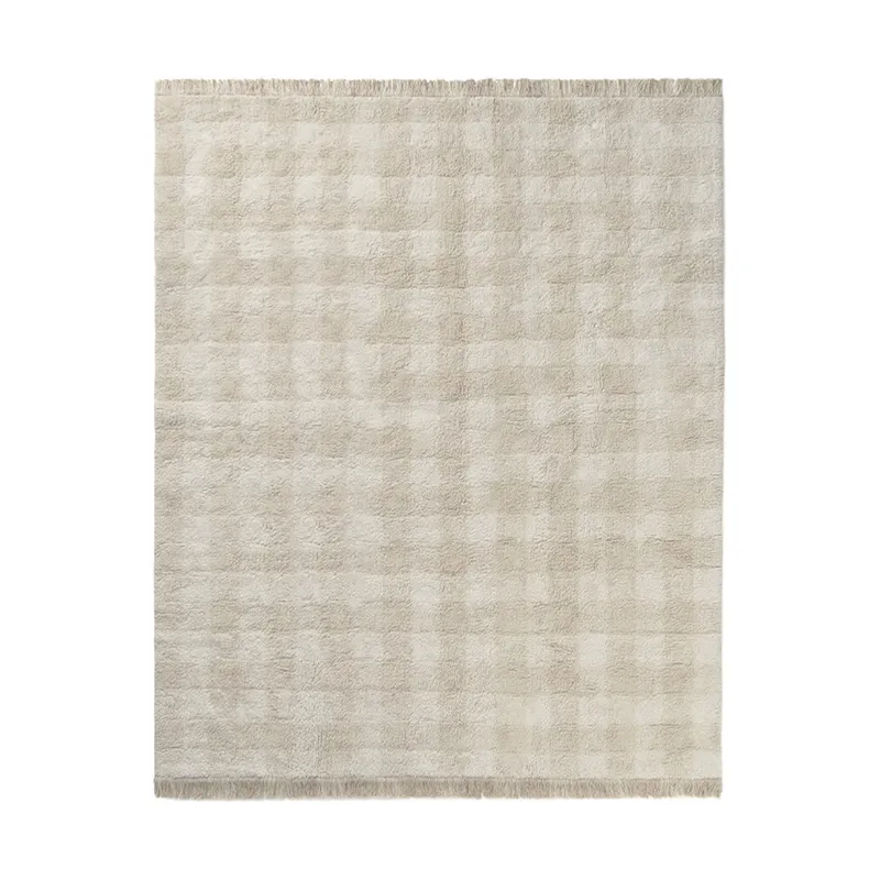Lorena Canals Vichy Teppich - 90 x 120 cm - Ivory