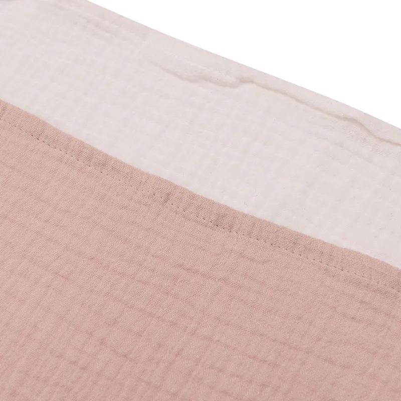 Jollein Hydrophiles Tuch - 70 x 70 cm - Wild Rose / Ivory - 4 Stück