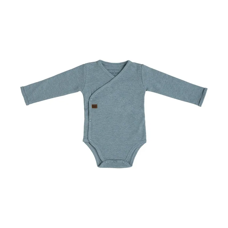 Baby's Only Melange Strampelanzug Langarm Stonegreen Gr. 56