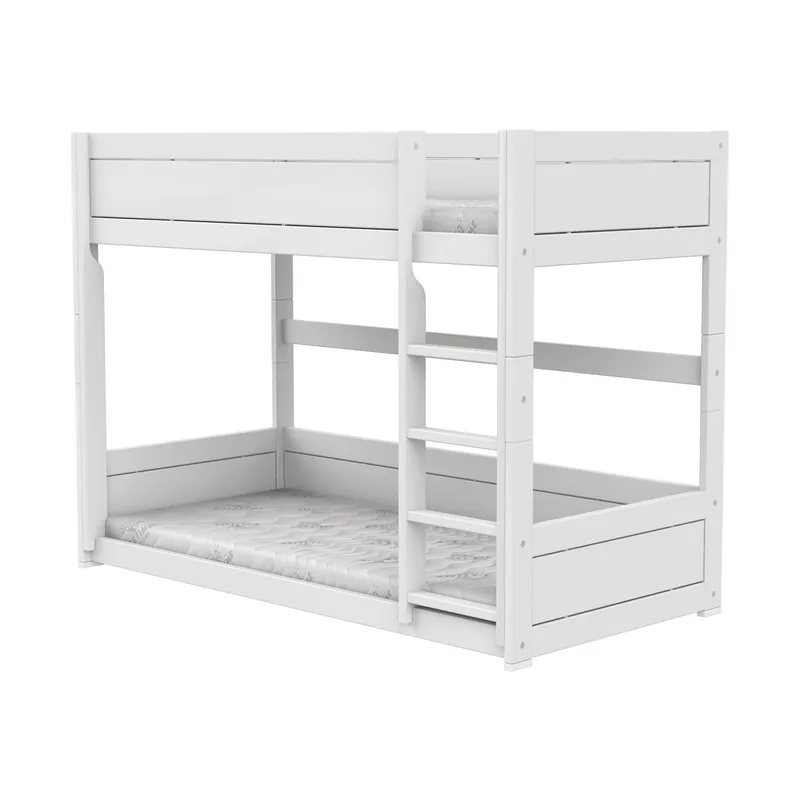 LIFETIME Niedriges Etagenbett – Weiß 