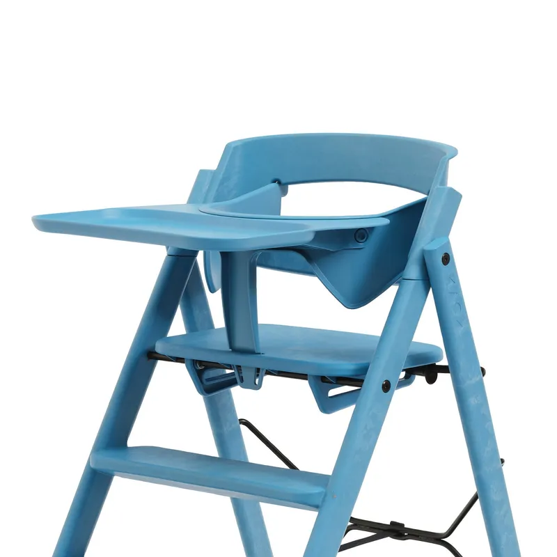 Kaos Klapp Sicherheitsbügel & Essbrett-Set – Recycling-Kunststoff – Swedish Blue
