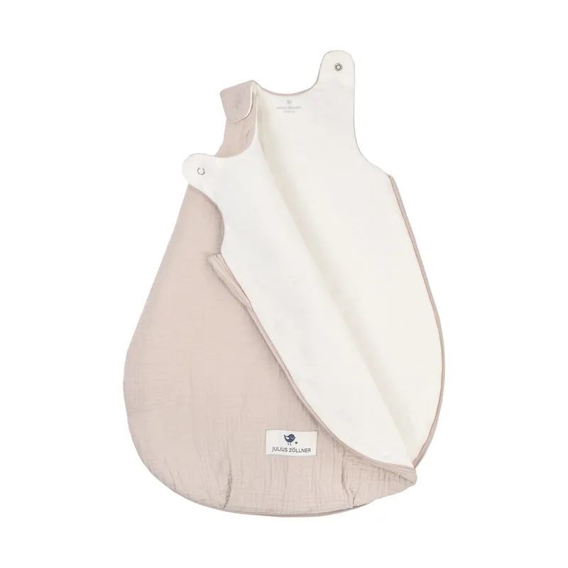Julius Zöllner Muslin Babyschlafsack - Sand - Größe 62/68