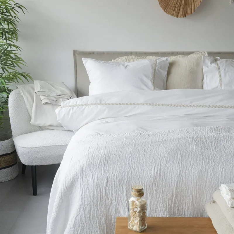 Town & Country Bettbezug - Oakland - 200 x 220 cm - White