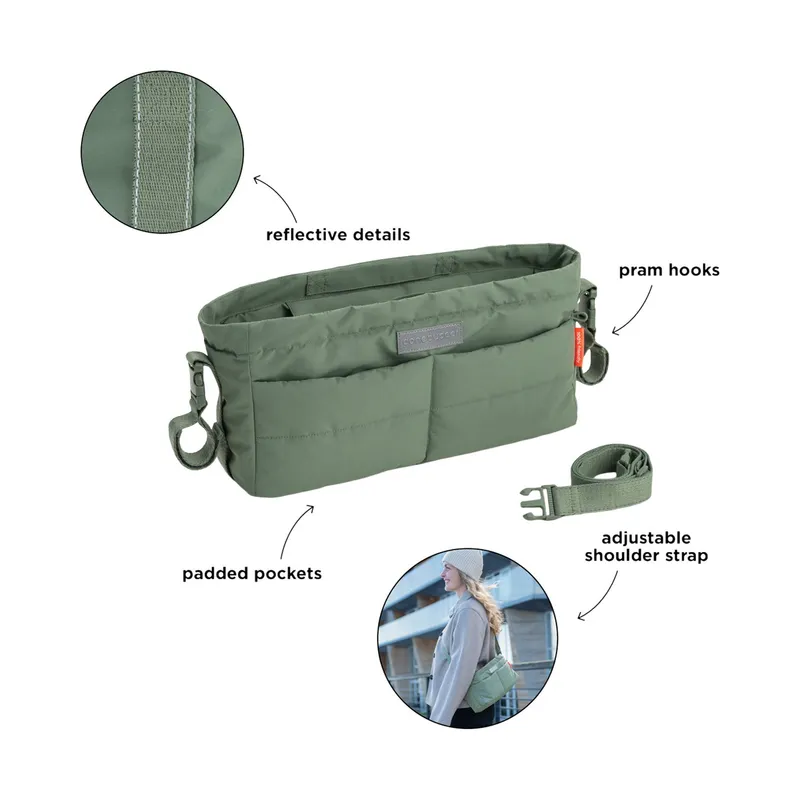Done By Deer Kinderwagen Organizer - Green