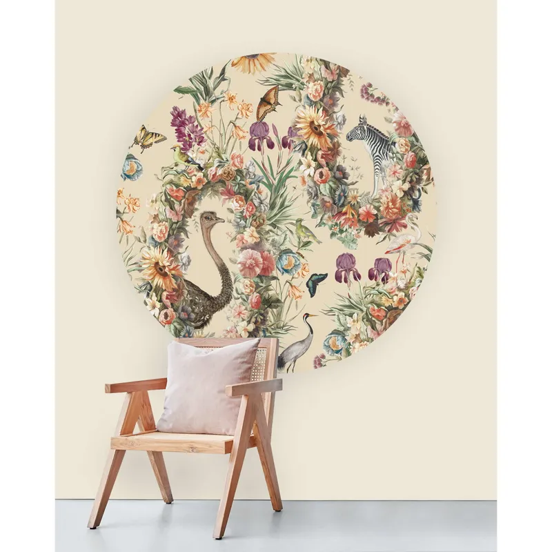 Creative Lab Amsterdam Never Ending Story Tapete Rund 120 cm