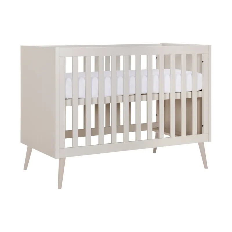 Europe Baby Sterre Babyzimmer Oatmeal / Oatmeal | Bett 70 x 140 cm + Kommode