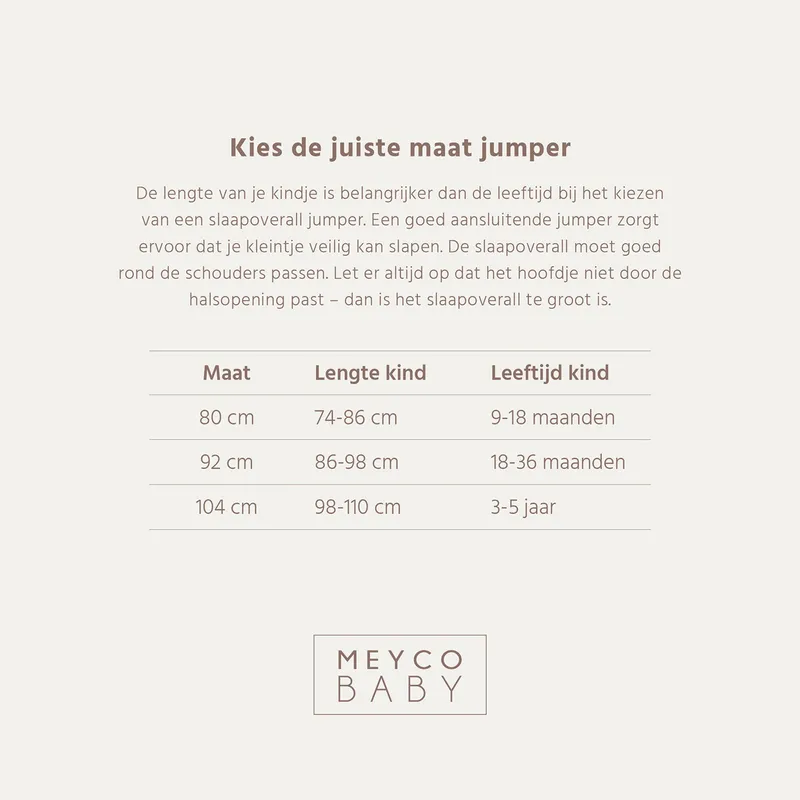 Meyco Studio Jumper Ungefüttert - Classic Sand - 104 cm