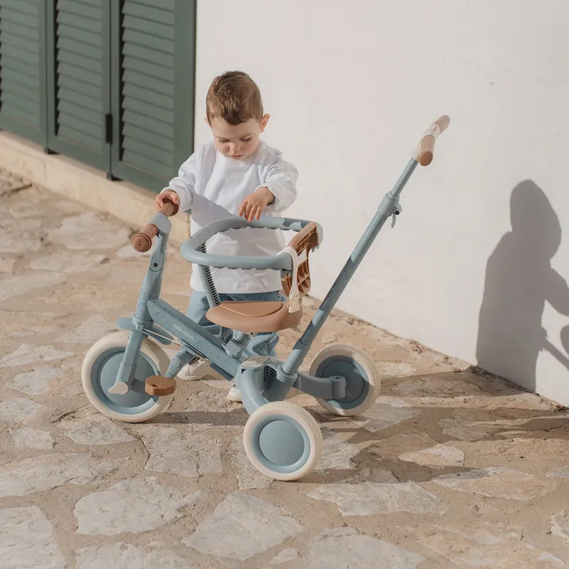 Little Dutch Dreirad - Blue - 4 in 1