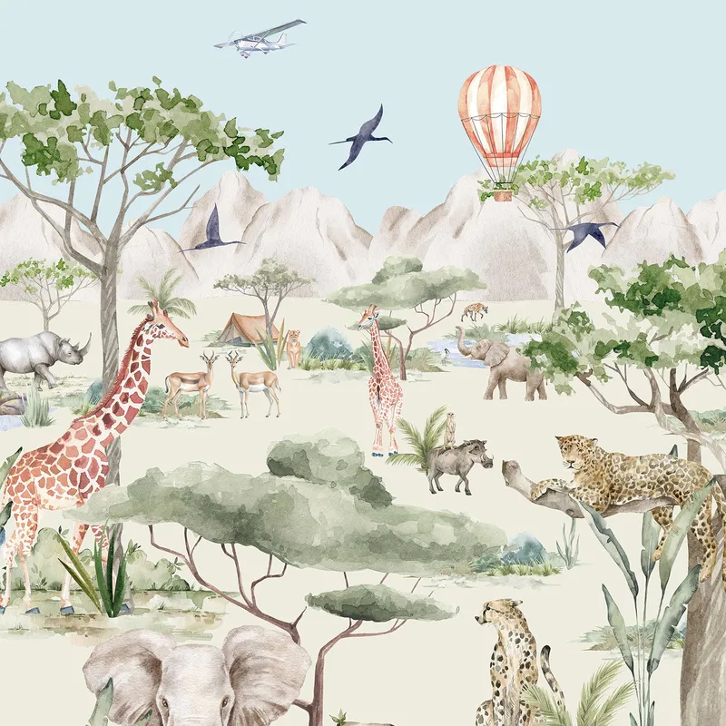 Creativ Lab Amsterdam Out of Africa Vliestapete - 389,6 x 280 cm