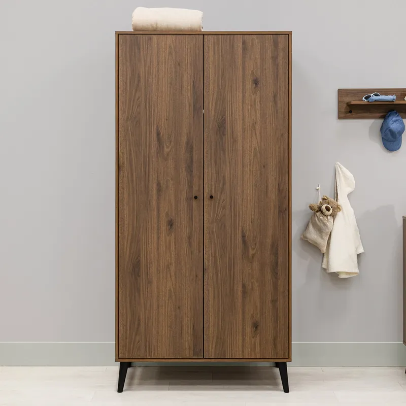 Bopita Zara Babyzimmer Walnuss |Bett 70x140  cm+ Kommode