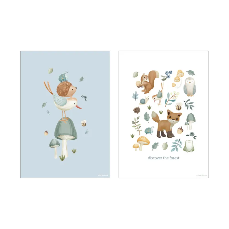 Little Dutch Poster - Forest Wonders - A3