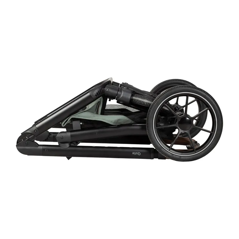 Qute Q-Journey Kinderwagen - Schwarz / Grün