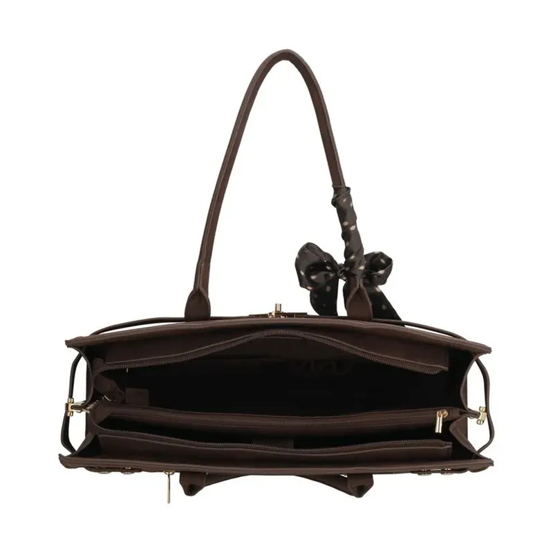 Charm London Laptoptasche - The Hamptons Village - 15,6 Zoll - Braun
