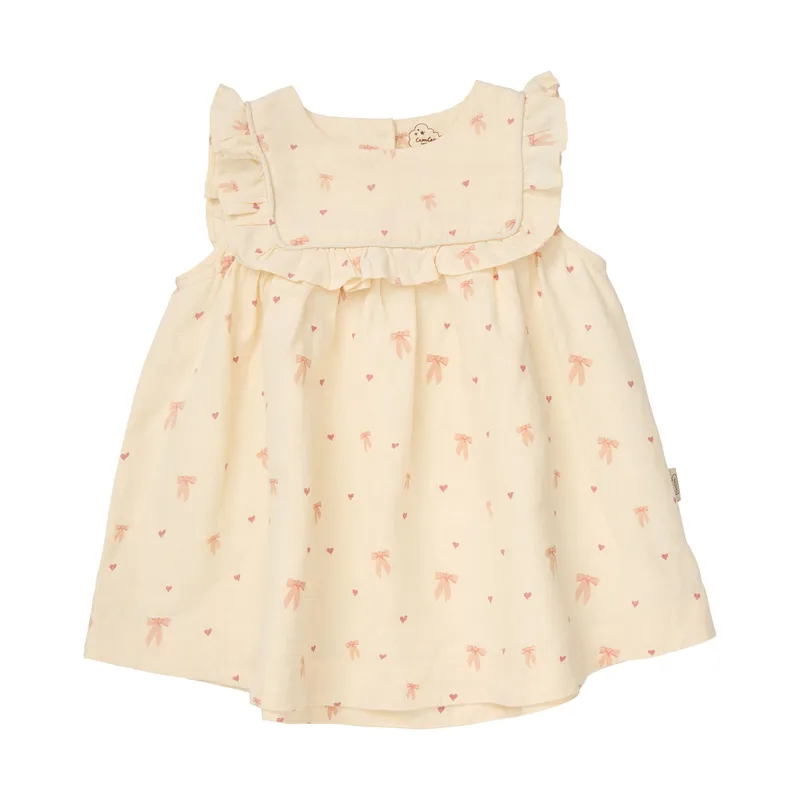 Cam Cam Copenhagen Kleid- Betty Dress - Größe 68 cm - Bows
