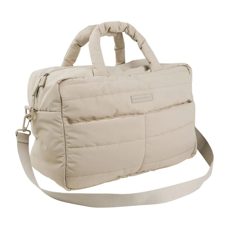 Done By Deer Gesteppte Wickeltasche Sand