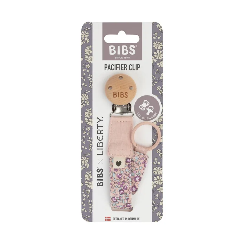 BiBs X Liberty Eloise Schnullerkette - Blush