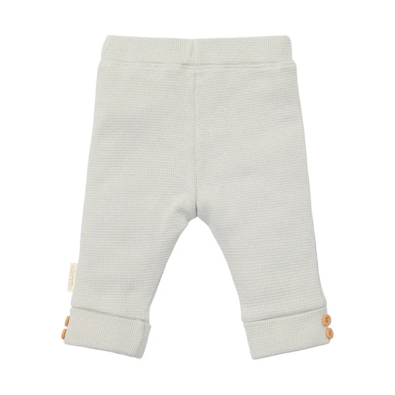 Little Dutch Newborn NOOS Little Farm - Hose Waffel - Gr. 68 - Soft Green