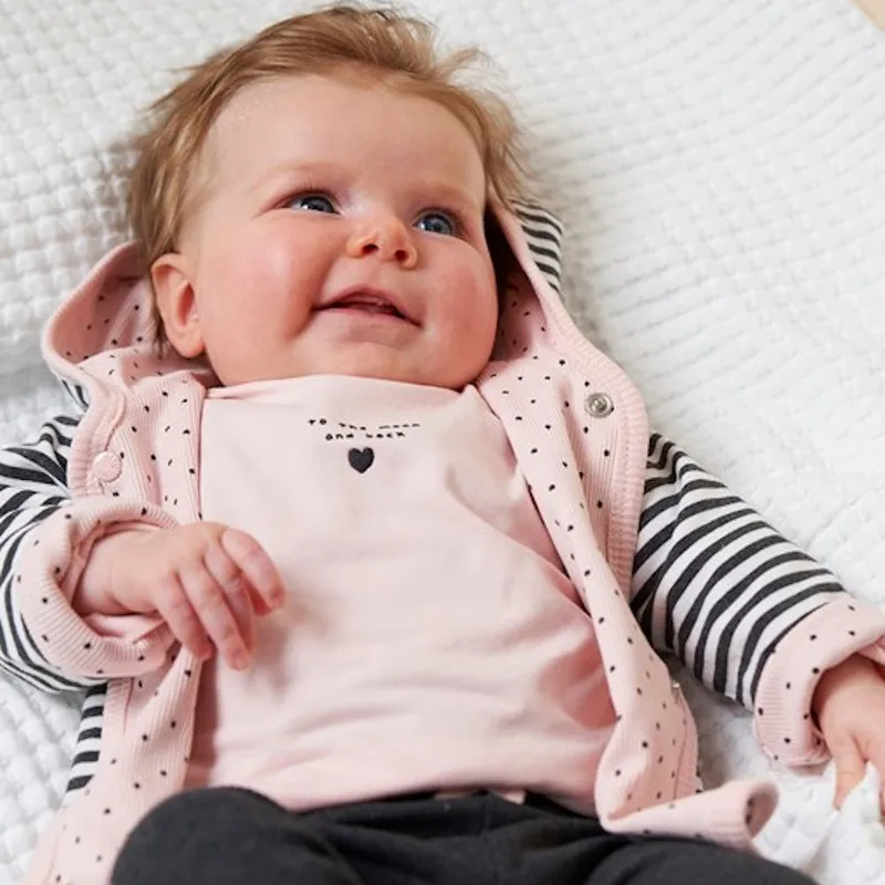 Feetje Dots Jacke Anthrazite meliert, Gr. 44