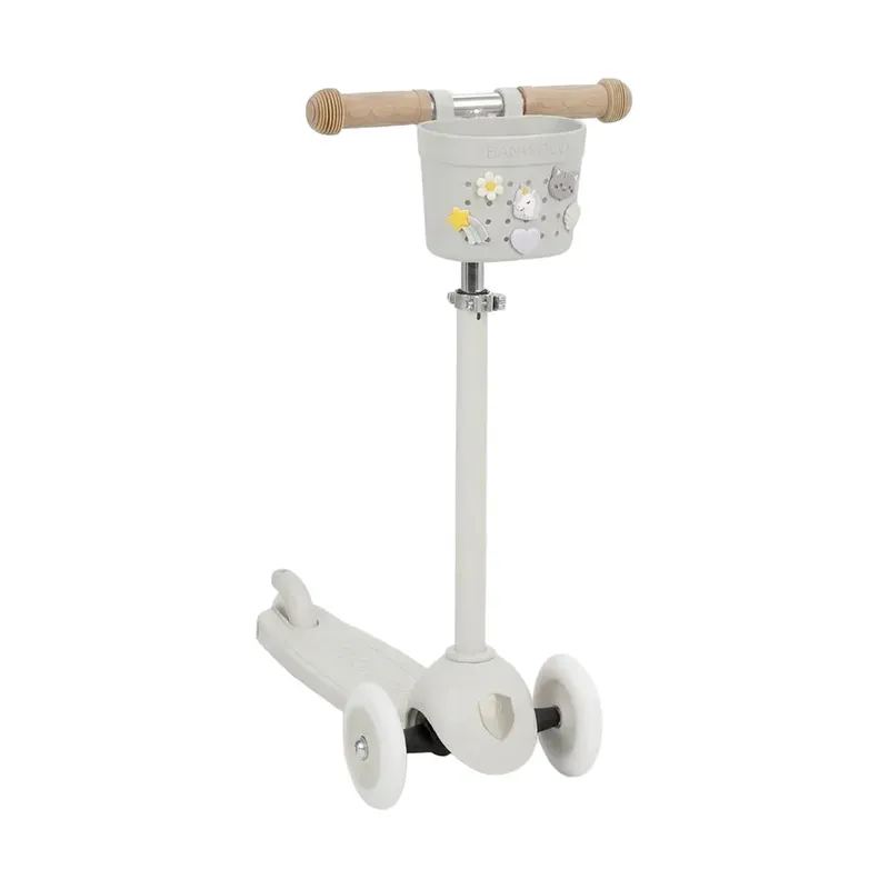 Banwood Pin & Ride Lenkerkorb - Ivory