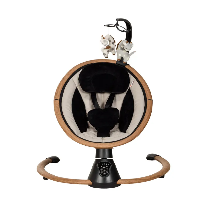Qute Q-Rocker Babywippe Woody Sand