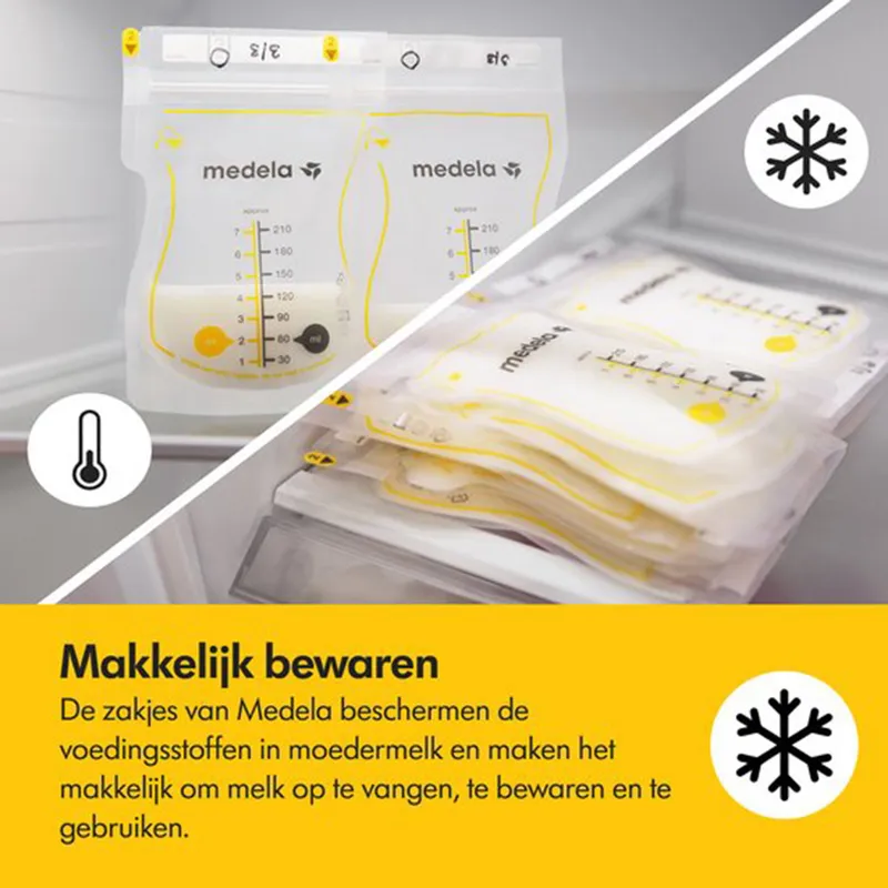 Medela Muttermilchaufbewahrungsbeutel Mit Ausgießer - 210 ml - 50 Stück