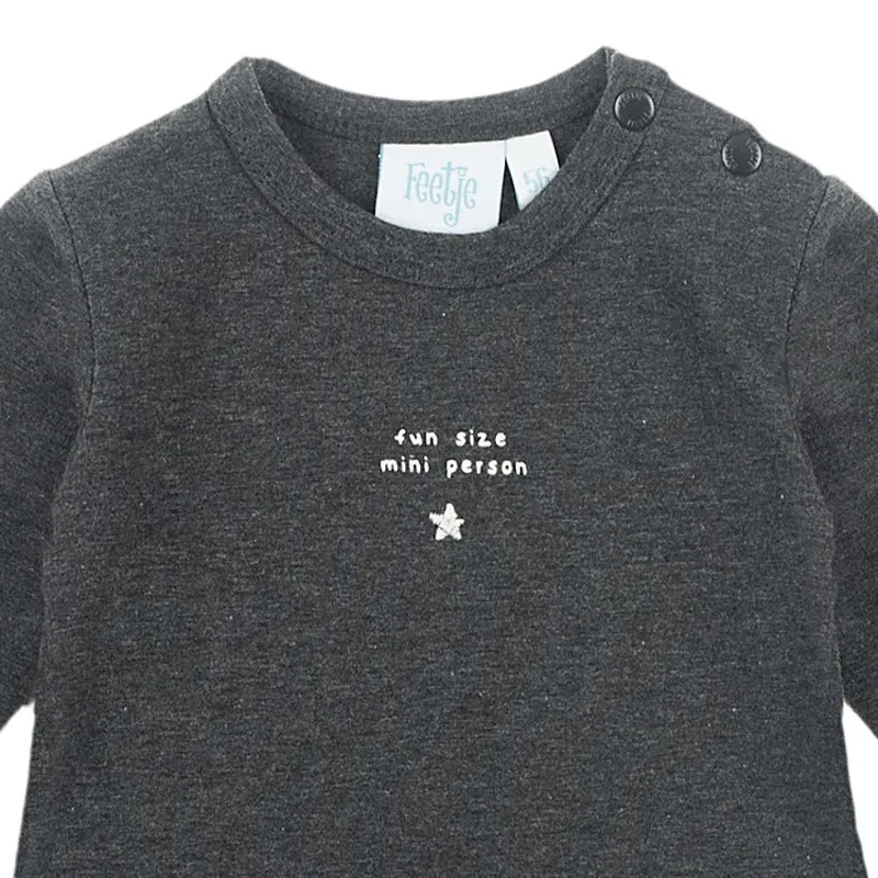 Feetje Fun Size T-Shirt, Anthrazite, Gr. 74