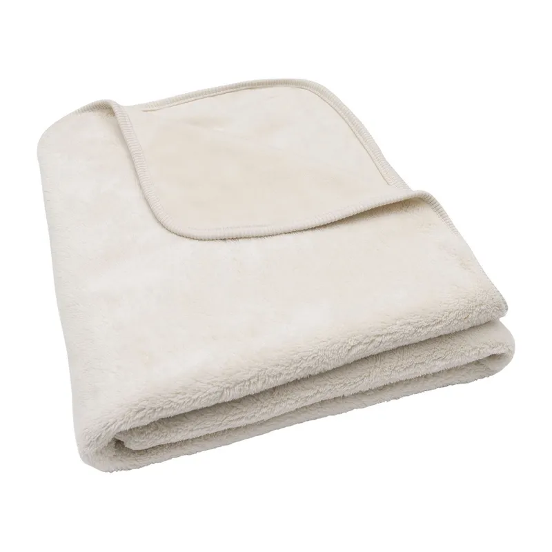 Jollein Bettdecke - Basic Jersey/Sherpa - 100 x 150 cm - Oatmeal