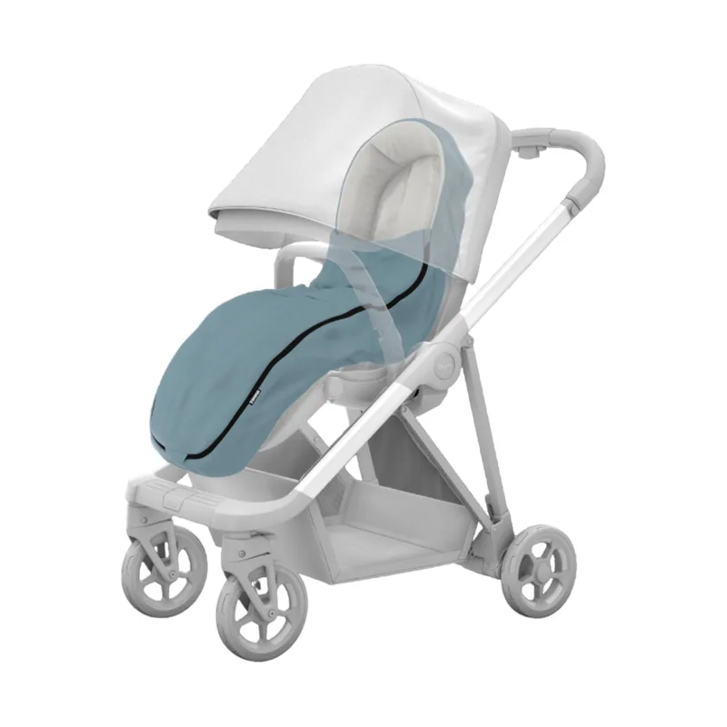 Thule Kinderwagen Fußsack - Mid Blue