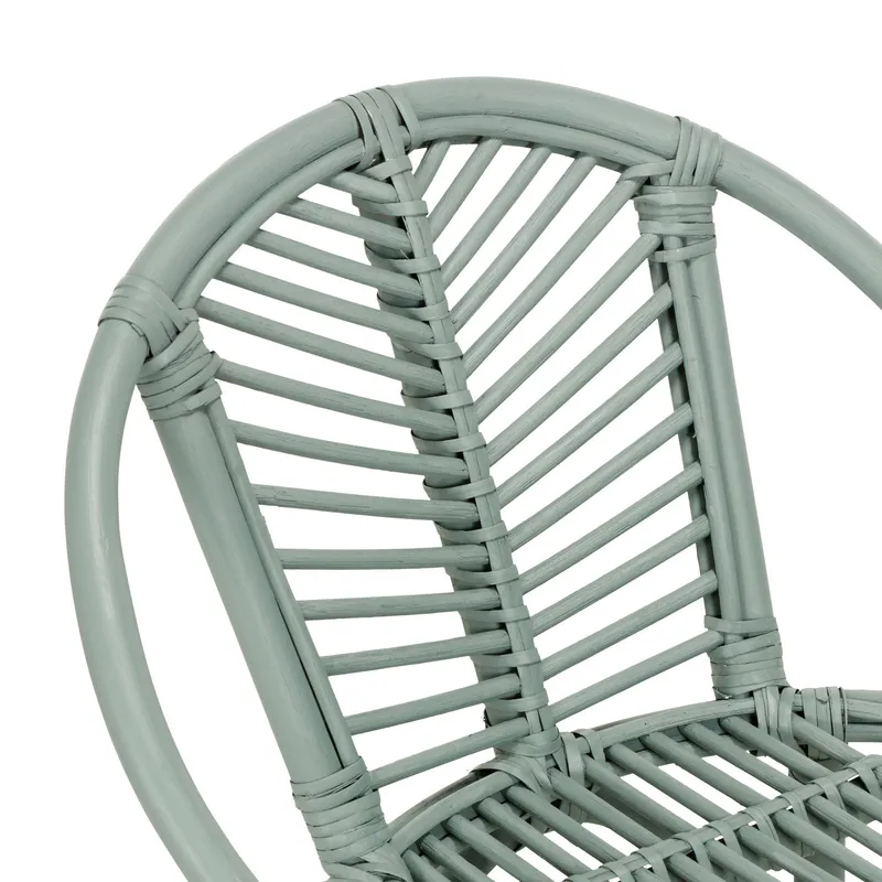 Europe Baby Julia Kinderstuhl Rattan Grün