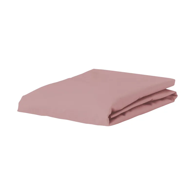 Essenza Home Premium Spannbettlaken - 90 x 200 cm - Percale - Woodrose