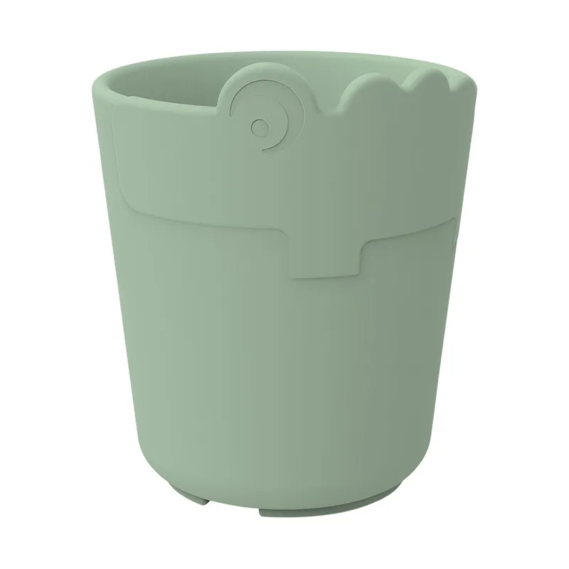 Done by Deer Croco Mini Becher Green