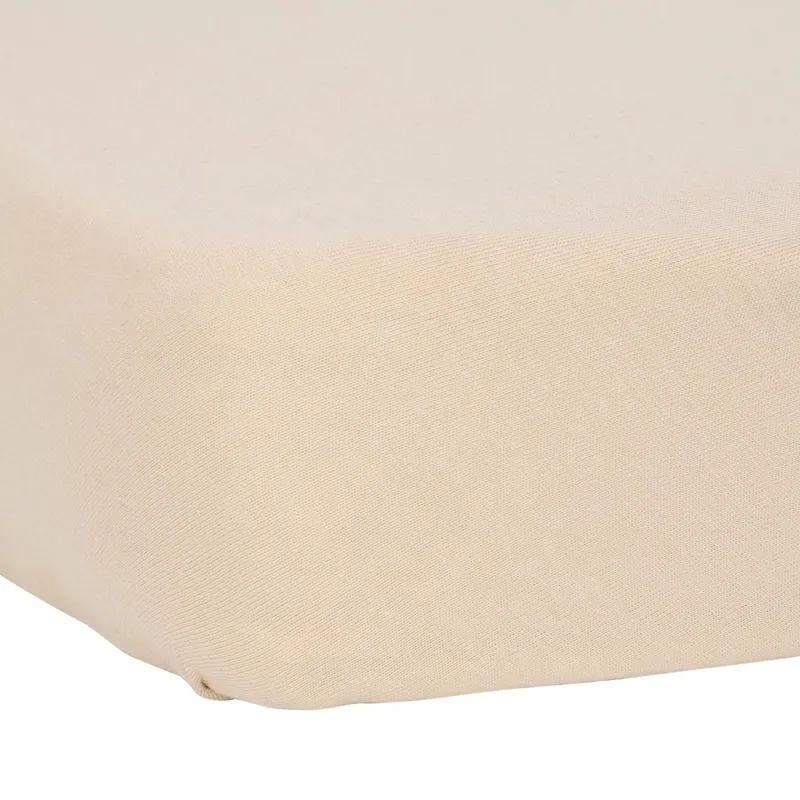 Little Dutch Pure Spannbettlaken Wiege – 40 x 80 cm – Soft Beige