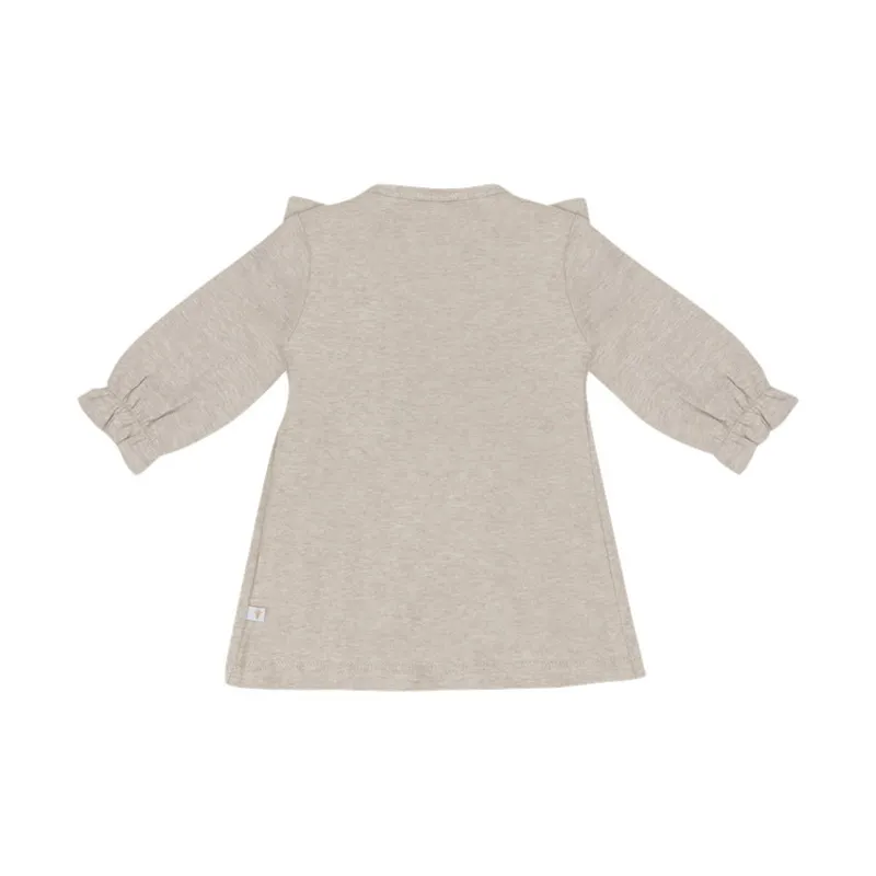 Klein Baby Ruffle Kleid - Gr. 68 - Beige Melange