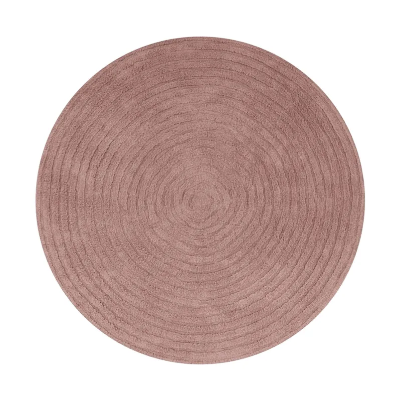 Tapis Petit Teppich Robin - Vintage Pink - 110 x 110 cm