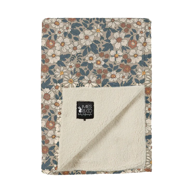 Mies & Co Soft Wild Flower Babydecke Rust 70 x 100 cm